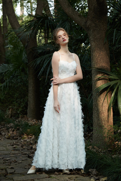 フェザー キャミソールドレス(W217)