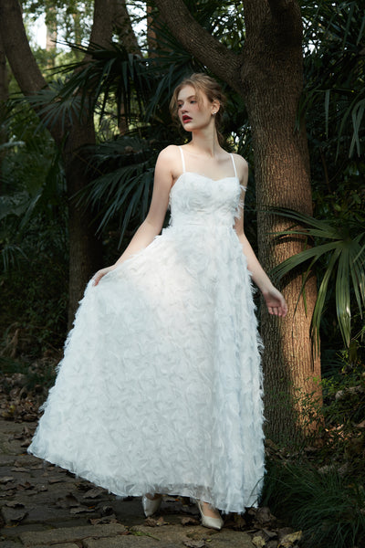 フェザー キャミソールドレス(W217)