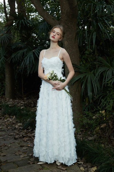 フェザー キャミソールドレス(W217)