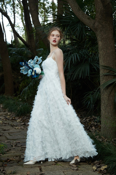 フェザー キャミソールドレス(W217)