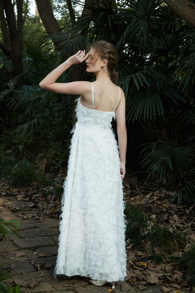 フェザー キャミソールドレス(W217)