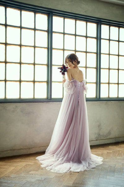 週間特売ドレスプロダクション　チュールドレス（W283PU） スーツ・フォーマル・ドレス